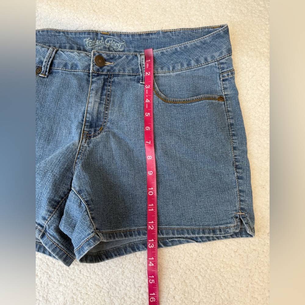 Faded Glory denim shorts 14 - Picture 3 of 8